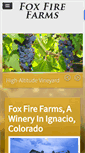 Mobile Screenshot of foxfirefarms.com